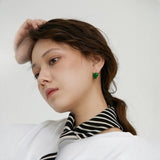 Armani Glaze Love Earrings