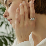 Claudia Niche Trendy Stacking Ring