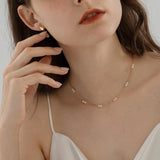 Robina pearl clavicle women's versatile necklace