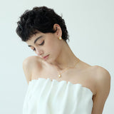 Eden Twist Oval Mother-of-Pearl Necklace Earring