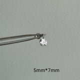 Danial  zircon exquisite fashionable niche earrings