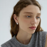 Zoe Spiral Twist Hoop Earrings