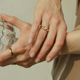 Allegra Retro Pearl Ring: Vintage High-End Fashion