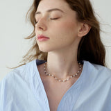 Olive Pearl Beaded Necklace & Bracelet