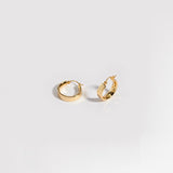 Addison Shiny Metal Hoop Earrings