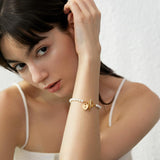 Luisa Light Luxury Pearl Love Bracelet