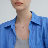 Wren Minimalist Silver Tube Pendant