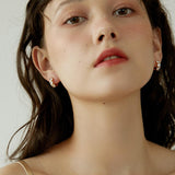 Rosie Triple Zircon Earrings