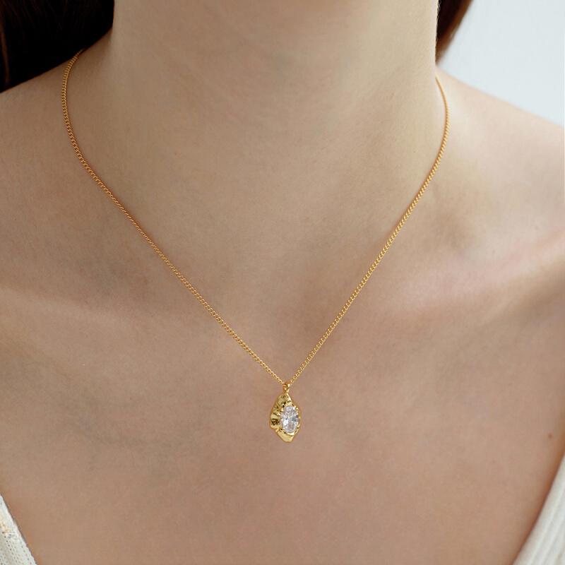 Abigail Elegant Zircon Pendant & Earrings Set