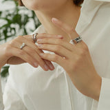 Claudia Niche Trendy Stacking Ring
