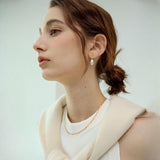 Adeline Girl Baroque Freshwater Pearl Earrings
