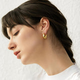 Kelly Classic Oval Water Drop Earrings