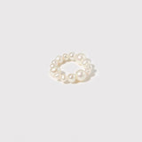 Eleonora Irregular Freshwater Pearl Lace Ring