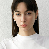 Vitali Gold Ball & Pearl Earrings
