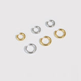 Victor Classic Minimalist Smooth Hoop Earrings