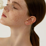 Bella Three-Layer Zircon Star Ear Cuff