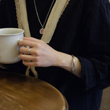 Louis terling silver closed ring classic