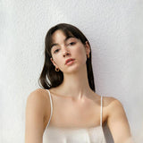 Annika Twisted Metal Earrings