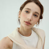 Adeline Girl Baroque Freshwater Pearl Earrings