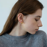 Elon Cute Mini Oval Bean Earrings