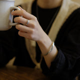 Louis terling silver closed ring classic