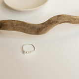 Jules beaded handmade sterling silver ring