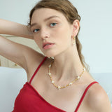 Ruby Shell & Starfish Necklace Set