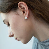Elon Cute Mini Oval Bean Earrings