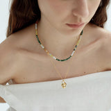 Phoebe Monet-Inspired Stone Beaded Necklace