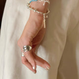 Amandine 925 Silver Open Ring