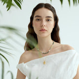 Phoebe Monet-Inspired Stone Beaded Necklace