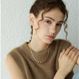 Scarlett Casual Gold-Plated Pig Nose Necklace