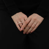 Eleonora Irregular Freshwater Pearl Lace Ring