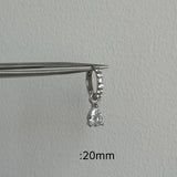 Danial  zircon exquisite fashionable niche earrings