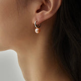 Rosalie Niche Design High-End Simple Pearl Earrings
