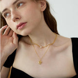 Rosalie Metal Love Dimple Necklace