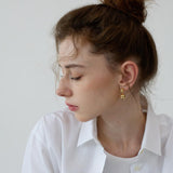 Zola Niche Silver Ball Pendant Earrings