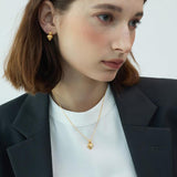 Naomi High-Grade Double Heart Earrings