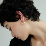 Victor Classic Minimalist Smooth Hoop Earrings