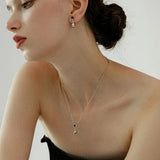 Viviana S925 Pot Necklace & Earrings Set