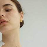 Bryce Art Exhibition Square Twisted Metal Earrings