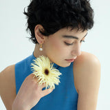 Avery Pearl Girl Classic Hoop Earrings