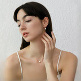 Jayce Classic Sparkling Zircon Necklace & Earrings