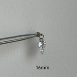 Danial  zircon exquisite fashionable niche earrings