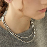 Raven Silver Gray Shijia Pearl Necklace