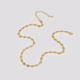 Scarlett Casual Gold-Plated Pig Nose Necklace