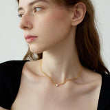 Rosalie Metal Love Dimple Necklace