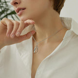 Serenity Minimalist Metal Pendant Necklace