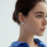 Chloe High-Grade 3D Four-Leaf Clover Zircon Earrings