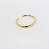 Ludovica Minimalist Irregular Line Metal Bracelet
